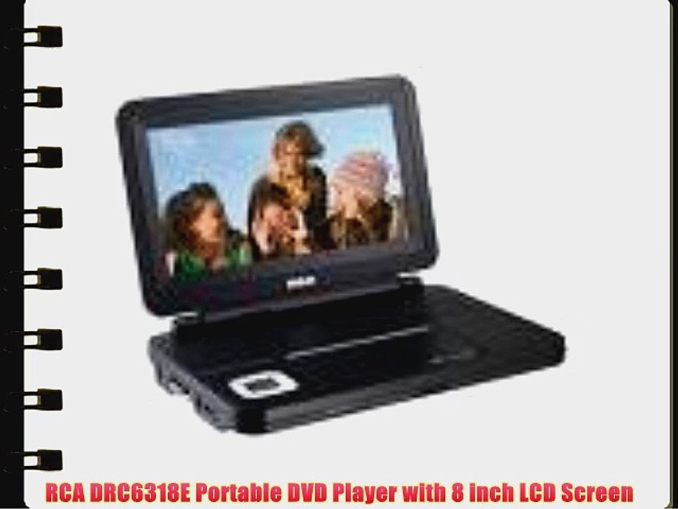 RCA DRC6318E Portable DVD Player with 8 inch LCD Screen