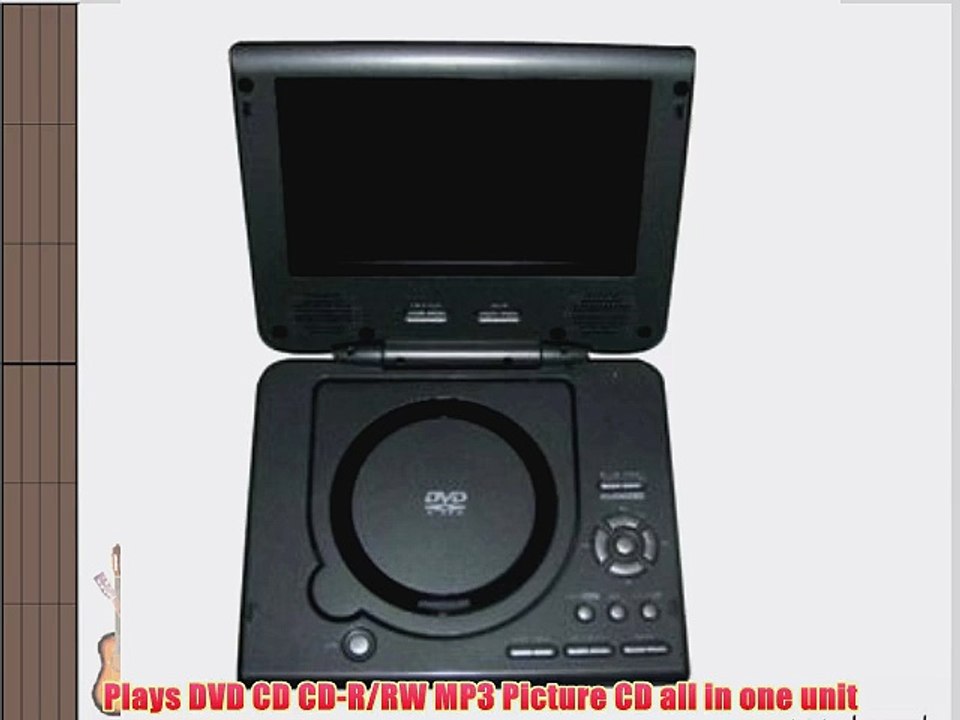 Durabrand 7 Portable DVD Player w/ Battery and Remote