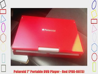 Polaroid 7 Portable DVD Player - Red (PDX-0073)