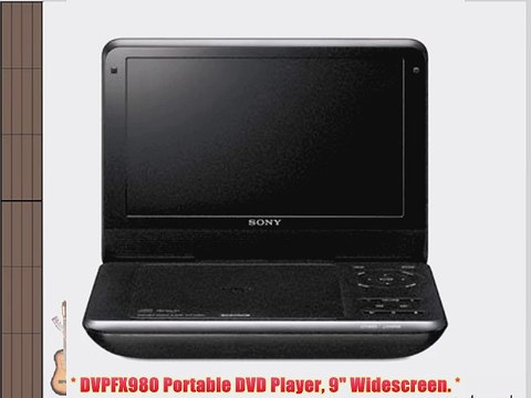 * DVPFX980 Portable DVD Player 9 Widescreen. *