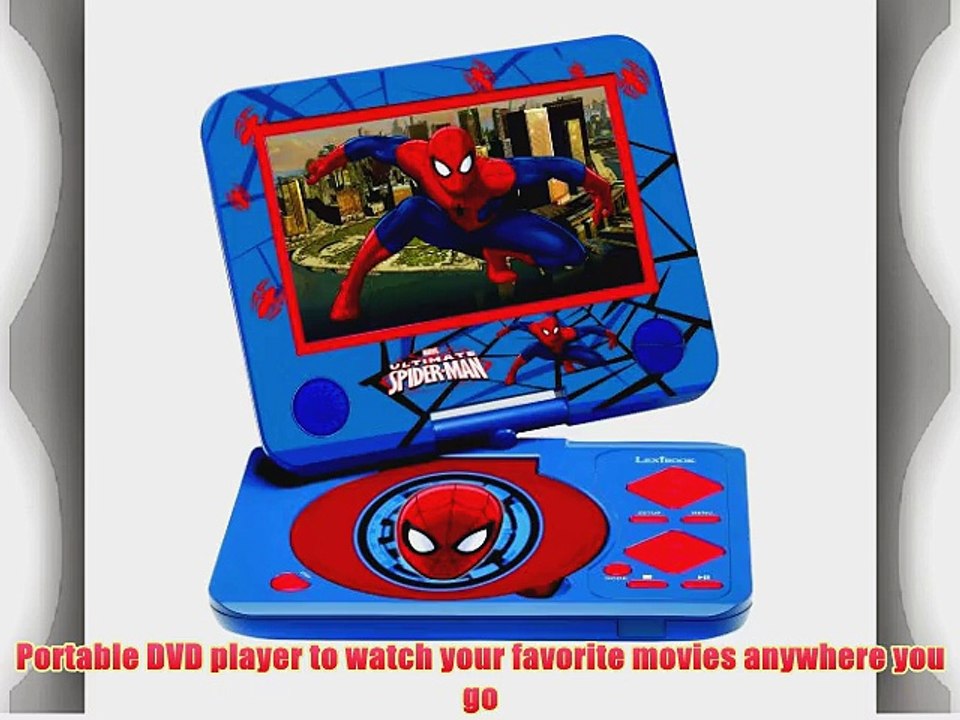 Ultimate Spiderman Portable DVD player (Swivel Screen SD and USD slots)