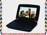 RCA DRC96090 9-Inch Portable DVD Player with Rechargeable battery Black