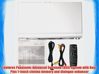 Panasonic DVD-RV31S DVD Player Silver