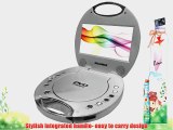 Sylvania SDVD7046 7-Inch Portable DVD Player with Integrated Handle (Silver)