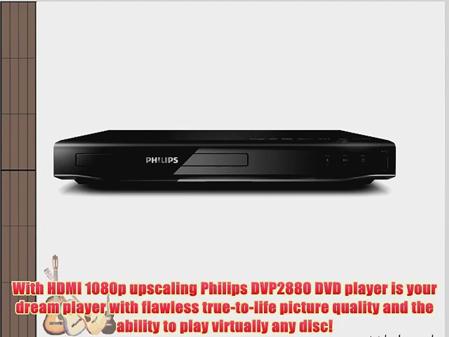 Philips DVP2880/98 Multi Region HDMI 1080P HD DVD Player with USB 2.0 DivX  Plays DVDs from - video Dailymotion