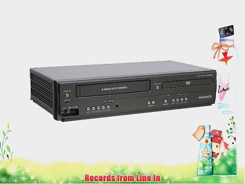 Magnavox DV225MG9 DVD Player and 4 Head Hi-Fi Stereo VCR with Line-in Recording