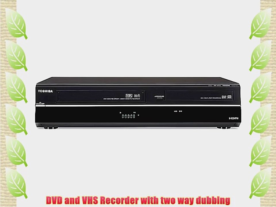 Toshiba DVR620 DVD/VHS Recorder (Black) video Dailymotion
