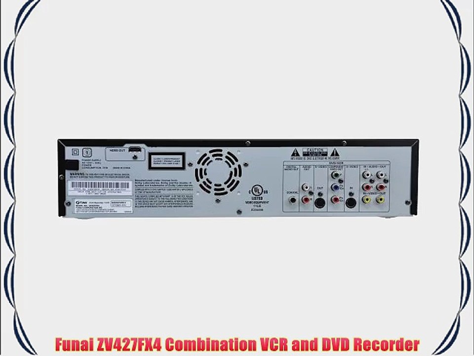 Funai ZV427FX4 Combination VCR and DVD Recorder