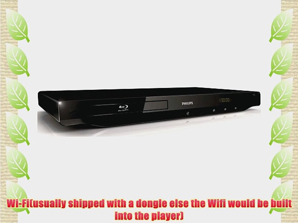 Philips BDP3406/F7 1080p Blu-Ray Disc Player - Black