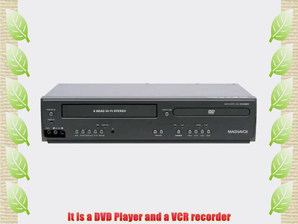 Magnavox DV225MG9 DVD Player and 4 Head Hi-Fi Stereo VCR with Line-in Recording