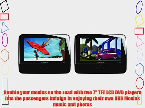 Philips PD7016/37 7-Inch Portable LCD Dual DVD Player (Discontinued by Manufacturer)