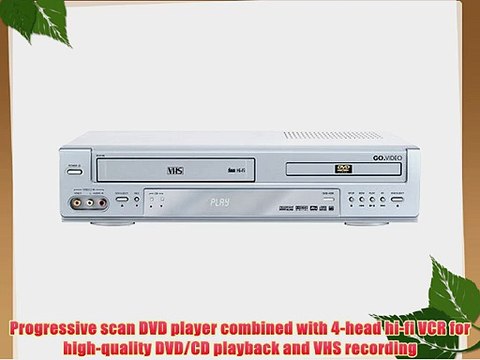 GoVideo DV2150 Progressive Scan DVD Player/4-Head Hi-Fi VCR Combo