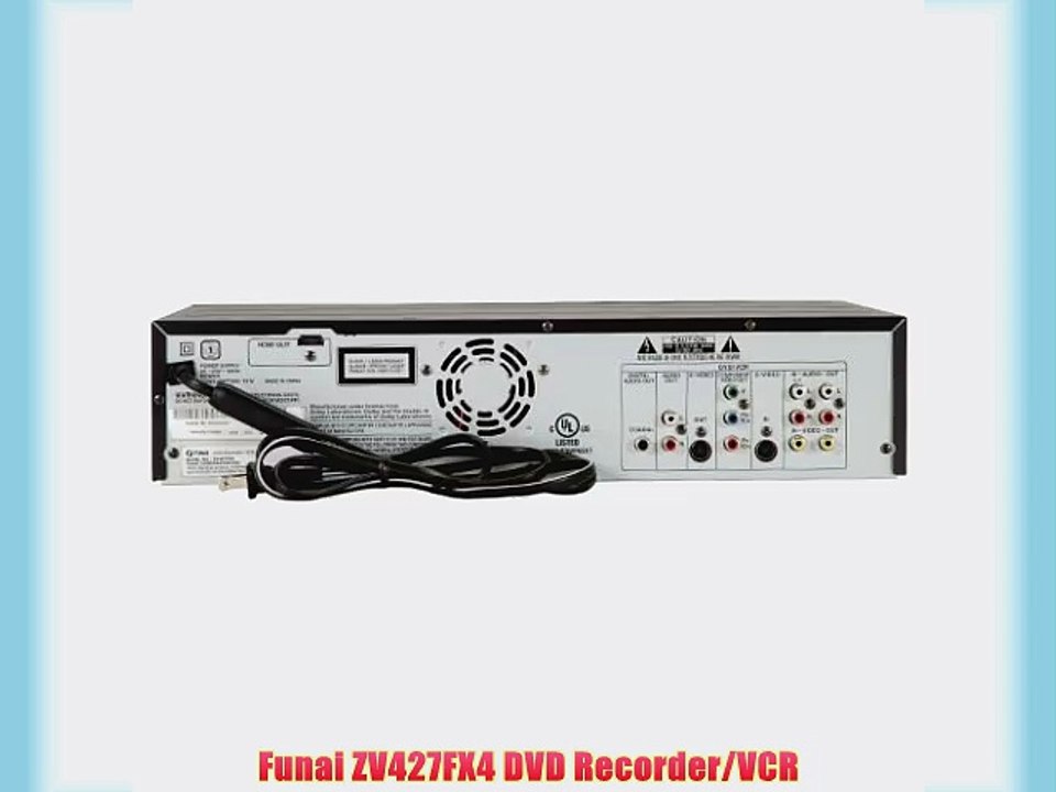 Funai ZV427FX4 DVD Recorder/VCR