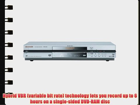 Panasonic DMR-E80H Progressive-Scan DVD Player/Recorder with Hard Drive Silver