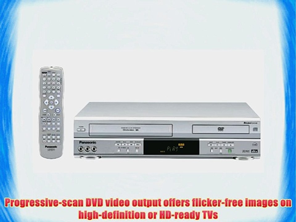 Panasonic PV-D4743S Progressive-Scan DVD-VCR Combo  Silver