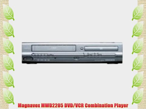 Magnavox MWD2205 DVD/VCR Combination Player