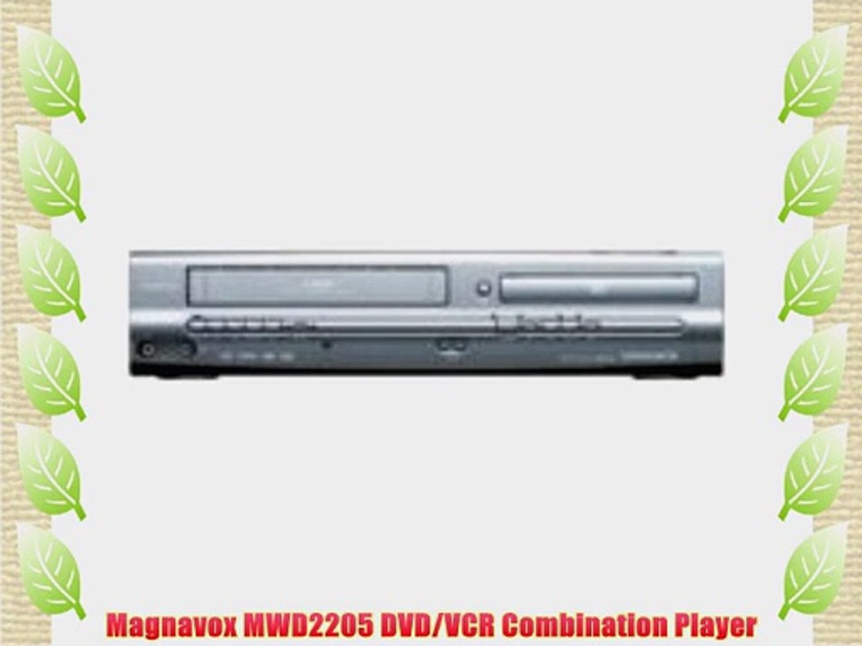 Magnavox MWD2205 DVD/VCR Combination Player