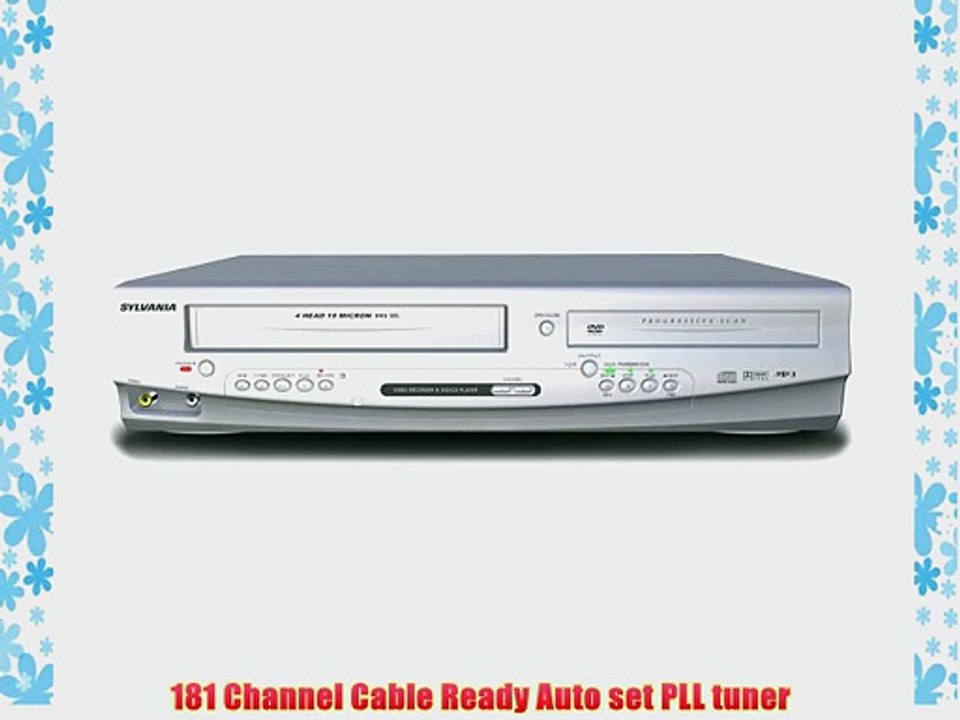 Sylvania DVC840F Progressive Scan DVD player and VCR Combo
