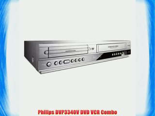 Philips DVP3340V DVD VCR Combo
