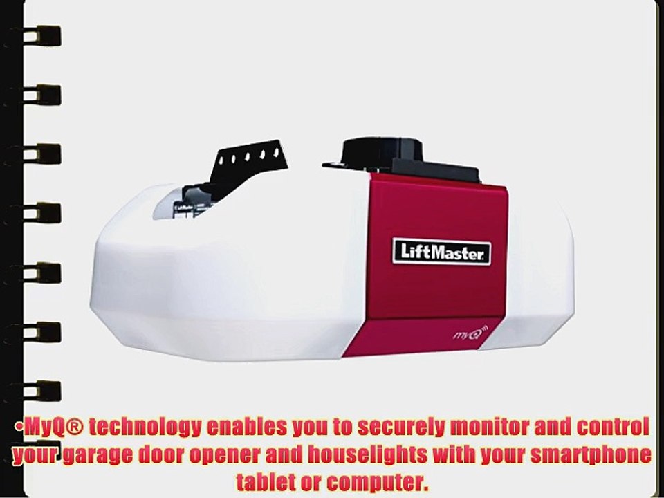 Liftmaster 8557 Elite Series? ? HP AC Belt Drive Garage Door Opener without Rail