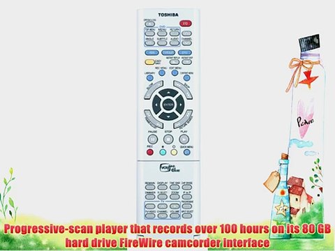 Toshiba RD-XS32 Progressive-Scan DVD Player/Recorder with 80 GB Hard Drive