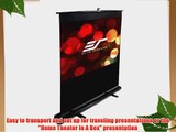 Elite Screens F84NWV ezCinema Series Portable Projection Screen (84 Diag. 4:3 50.4Hx67.2W)