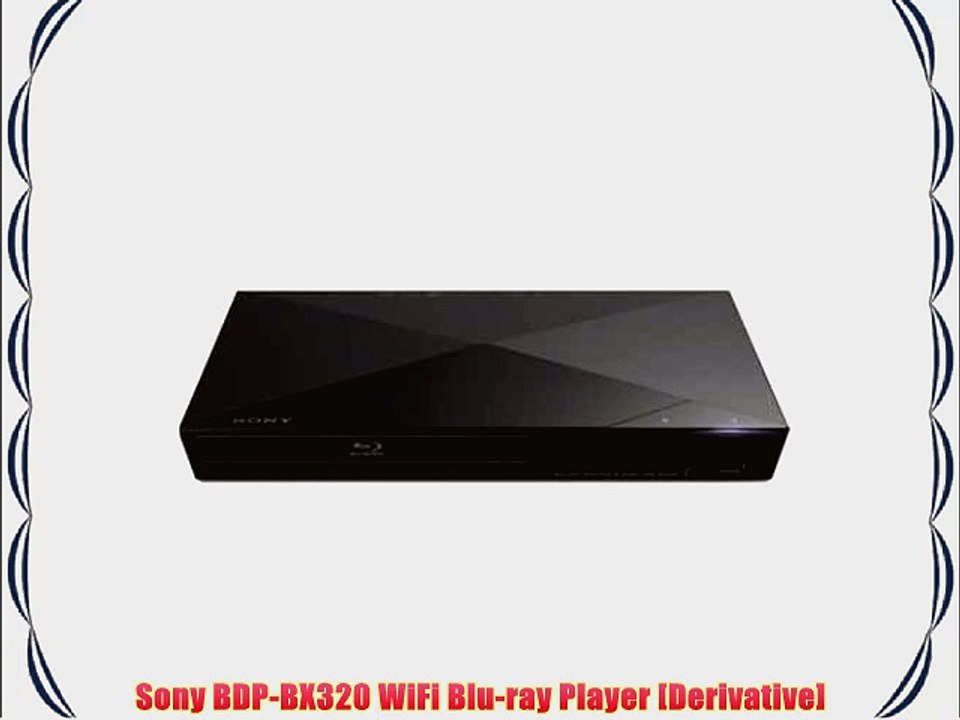 Sony BDP-BX320 WiFi Blu-ray Player [Derivative]
