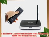 K-R42 Quad Core Google Android 4.2.2 RK3188 28nm Cortex-A9 1.6Ghz Mini TV BOX HDMI HDD Player