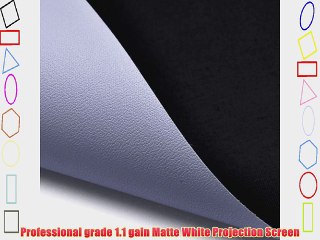 177 Matte White Projector Projection Screen Material Fabric 16:9 Ratio 154 x 86