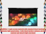 Elite Screens 114 Inch 2:35:1 Manual Pull Down Projector Screen (44.5Hx104.6W)(18 Drop)