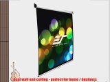 Elite Screens 99 Inch 1:1 Manual Pull Down Projection Screen (70Hx70W)