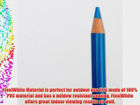 Carl's FlexiWhite Projector Screen Material White Gain 1.1 (16:9 | 49x86 | 98-in | Folded)