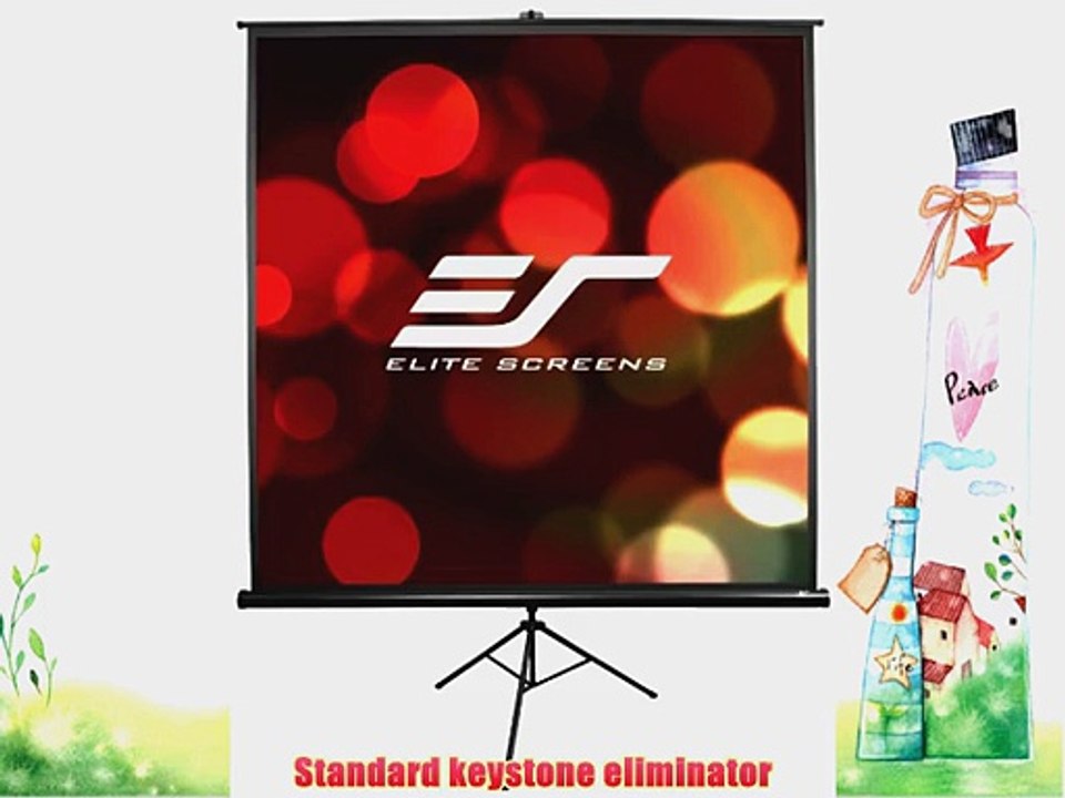 Elite Screens T100UWH Tripod Series Portable Projection Screen (100 Diag. 16:9 49Hx87W)