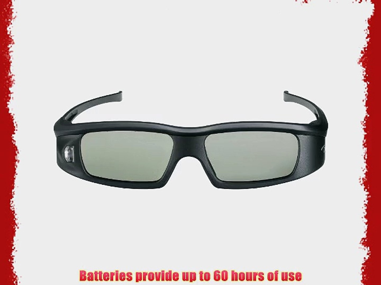 Optoma BG-ZD301 DLP Link Active Shutter 3D-Glasses (Black) - video  Dailymotion