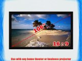 Antra 106 16:9 Fixed Projector Projection Screen Matte White