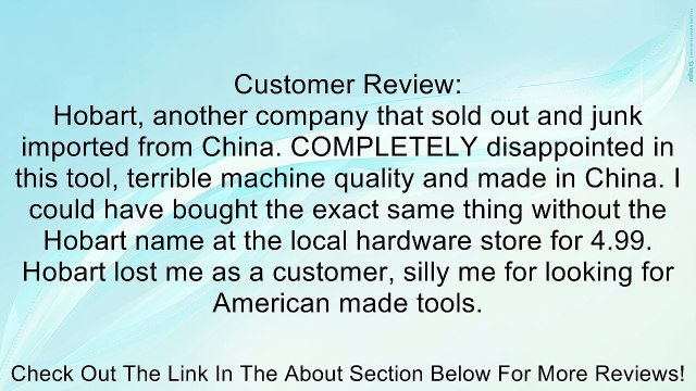 Hobart 770150 MIG Multi-Function Welding Pliers Review