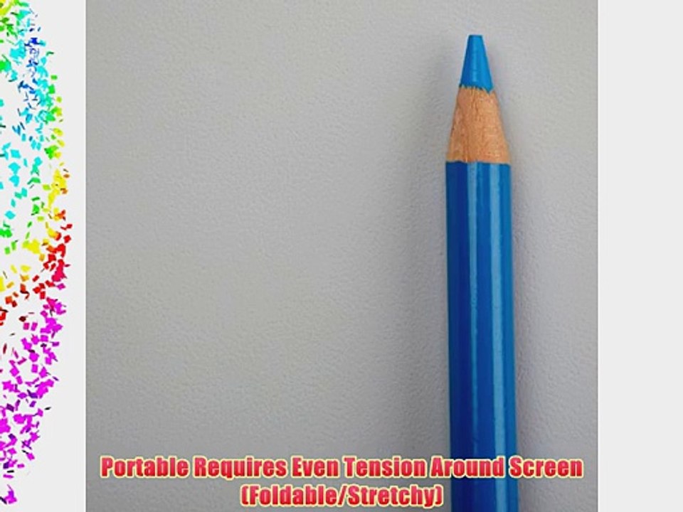 Carl's FlexiGray DIY Projector Screen Finished Edges with Grommets High Contrast Gray (4:3