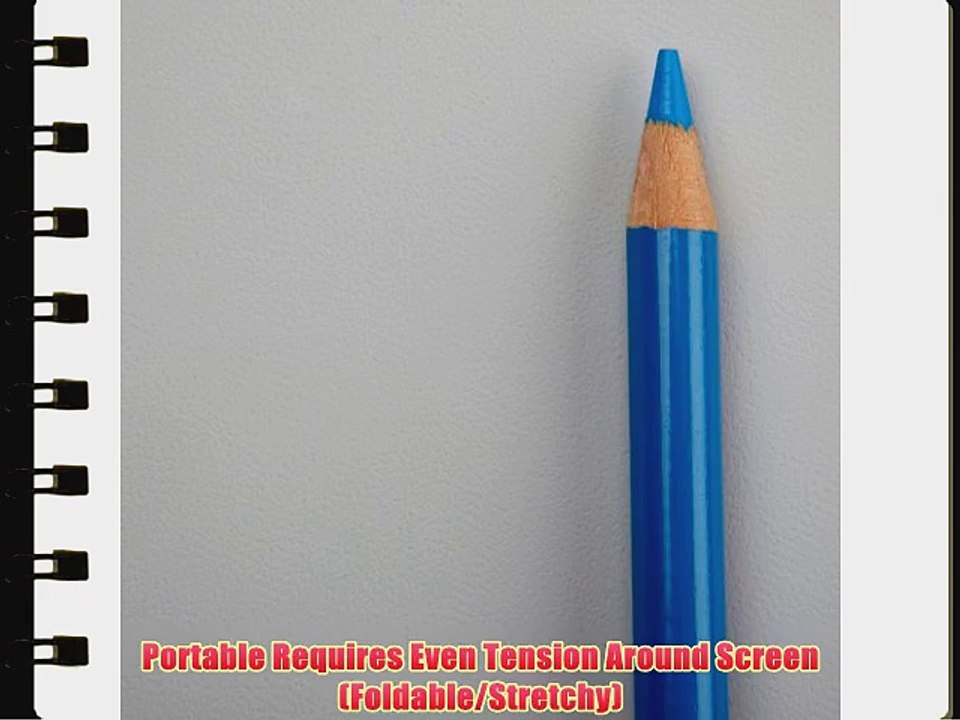 Carl's FlexiGray DIY Projector Screen Finished Edges with Grommets High Contrast Gray (4:3