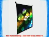 Elite Screens 71 Inch 1:1 Manual Pull Down Projector Screen (50Hx50W)