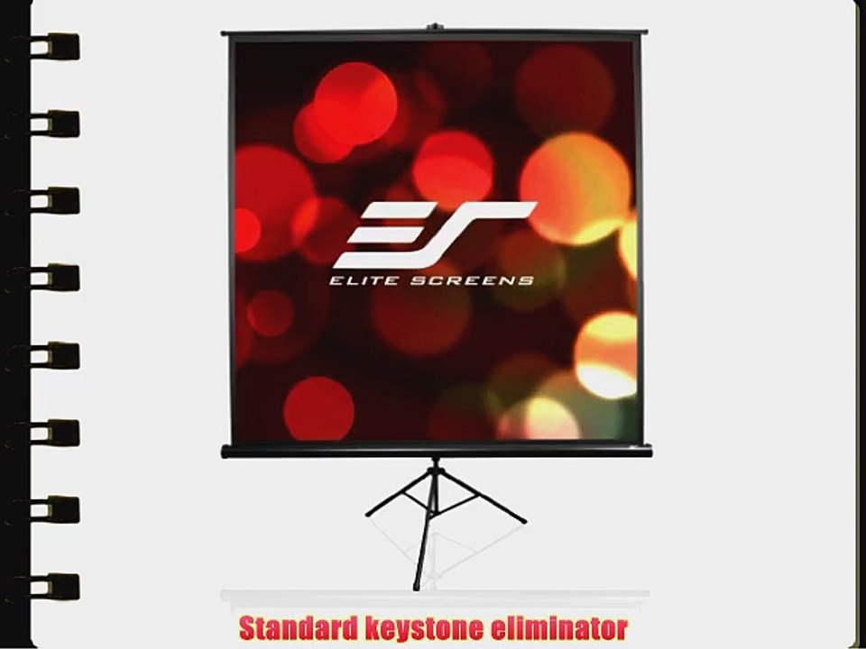 Elite Screens T120UWH Tripod Series Portable Projection Screen (120 Diag. 16:9 59.1Hx104.7W)