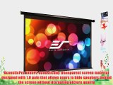 Elite Screens 125 Inch 16:9 Spectrum Acoustically Transparent Electric Projection Screen (61.3Hx109W)