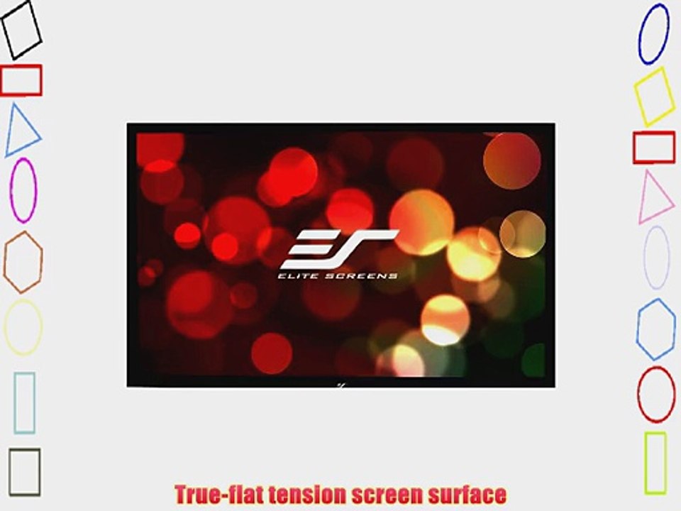 Elite Screens R100H1 ezFrame Fixed Projection Screen (100 Diag. 16:9 49Hx87W)