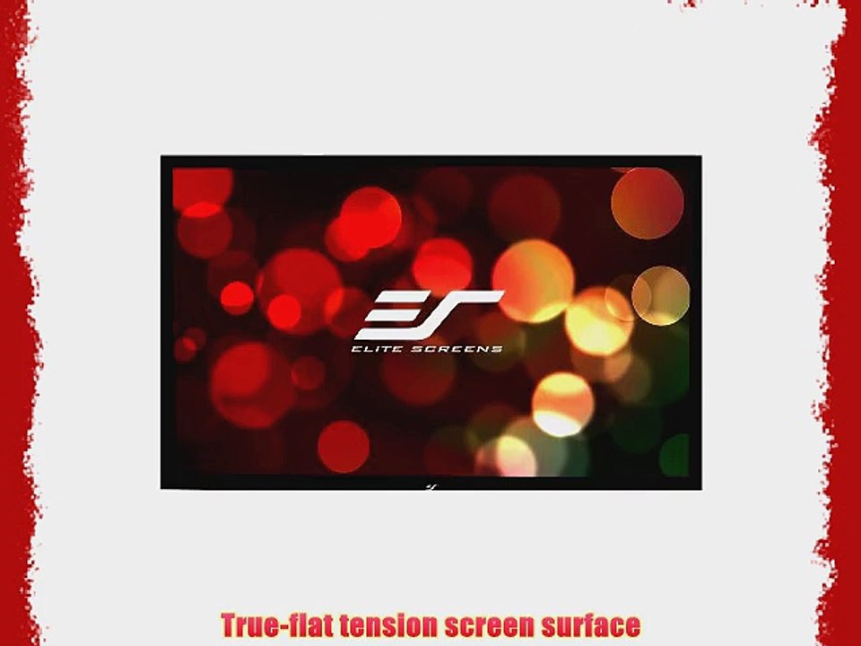 Elite Screens R92H1 ezFrame Fixed Projection Screen (92 Diag. 16:9 45Hx79.9W)