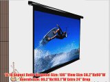 Elite Screens VMAX106UWX2-E24 VMAX2 Electric Projector Screen (106 inch Diagonal 16:10 Ratio