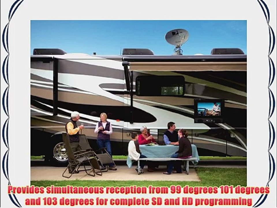 Winegard SK-SWM3 Slimline Automatic Multi-Satellite TV Antenna