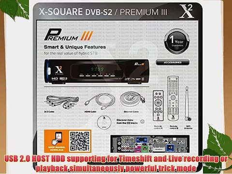 X2 Premium HD PVR FTA Satellite Receiver - Special Edition