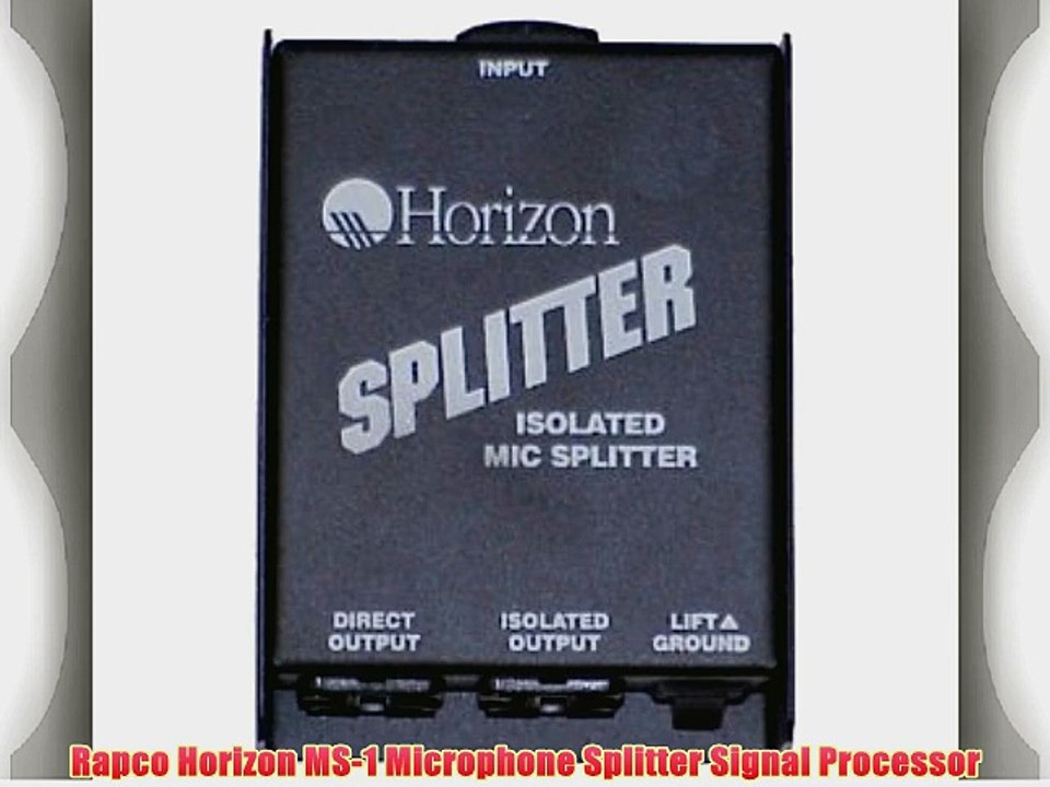 Rapco Horizon MS-1 Microphone Splitter Signal Processor