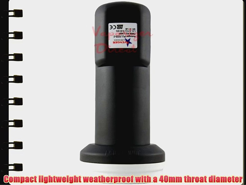 Avenger Universal Ku Band Dual LNBF PLL322S-2 9750 0.1dB Noise