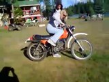 Fail Girl Falls Off The Moto - Funny Video