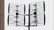 Dual Quad Bay Outdoor HDTV/DTV/UHF Bowtie Television Antenna